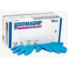 Перчатки латексные DERMAGRIP Хай риск М 7-8 (25)