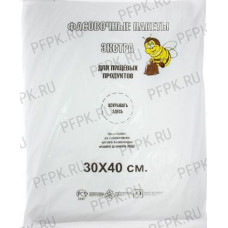 Пакет фасовочный 30*40 ПЧЕЛКА евро